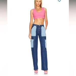 superdown two tone jeans